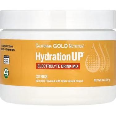 

California Gold Nutrition Hydrationup Electrolyte Drink Powder 227G