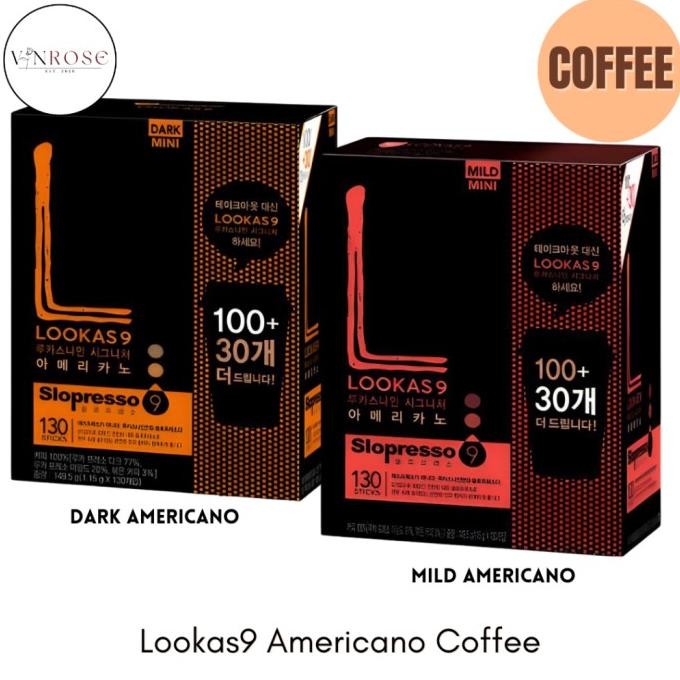 

Lookas9 Americano Coffee Korea Kopi Instan Lookas 9