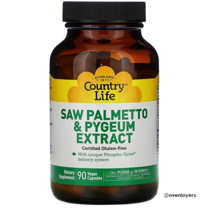 

Country Life Saw Palmetto & Pygeum Extract 90 Capsules