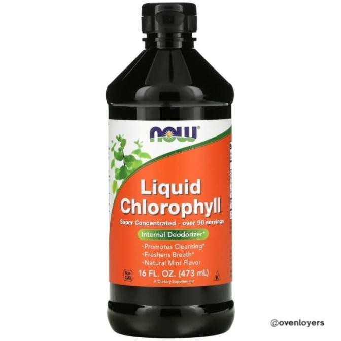 Now Liquid Chlorophyll Natural Mint 473Ml