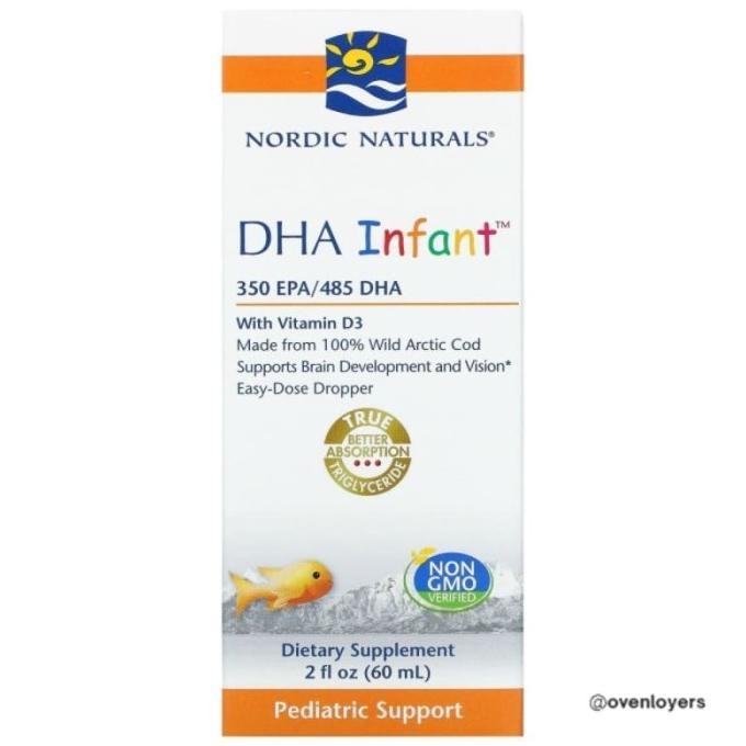 Nordic Naturals Dha Infant With Vitamin D3 60Ml