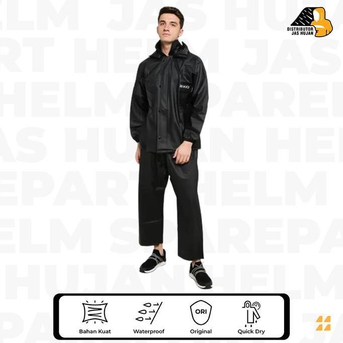ready Celana Jas Hujan Merk AXIO KARET Bahan Karet