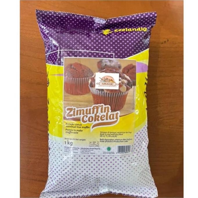 

Terlaris Zimuffin Cokelat 1Kg Tepung Premix Muffin Coklat Chocolate Zeelandia