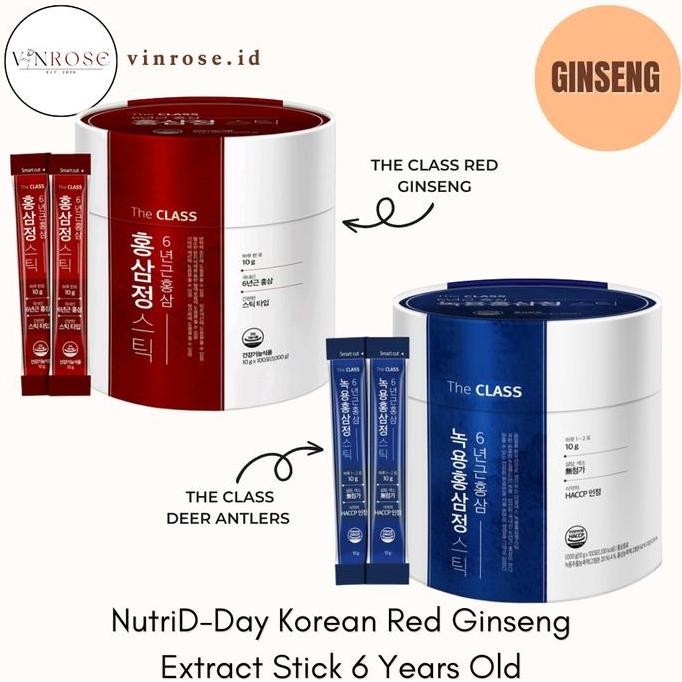 

[10 Sachet] Nutrid-Day The Class Korean Red Ginseng & Deer Antlers