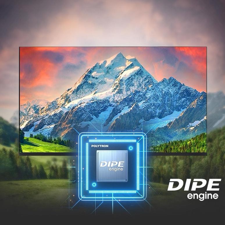 Polytron Smart Google TV 32 Inch Plus Speaker Tower