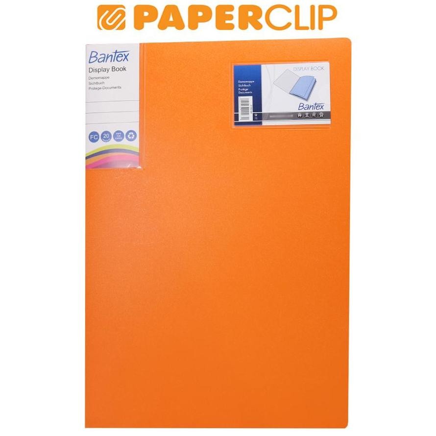 

LINDU DISPLAY BOOKS / CLEAR HOLDER BANTEX 3183 FOLIO 20 64 MANGO