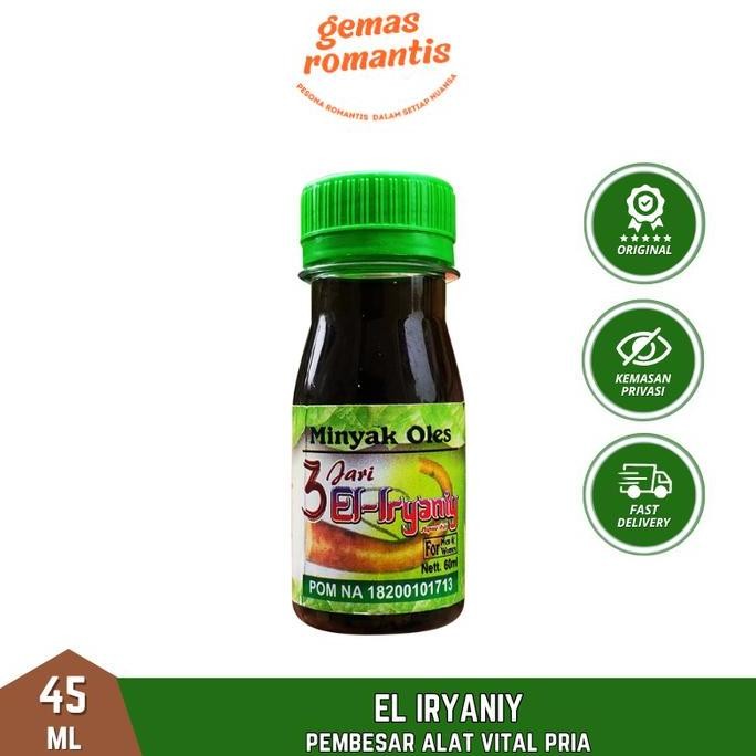 BEBAS ONGKIR - Minyak Daun Bungkus papua 3Jari El Iryaniy Original 100% (45ml)