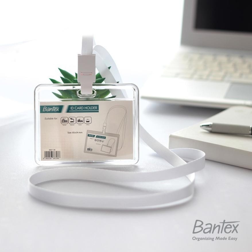 

Gd-324 Rf-45 Hrn-813 Bantex Id Card Name Tag Clear Transparent Landscape + Lanyard Transparan Murah Berkualitas 8868 08 Murah Berkualitas