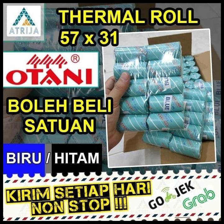 

Terlaris 1 Box Otani Coreless 57X30 / 58X30 / 57X31 Kertas Thermal Struk Kasir Good Quality