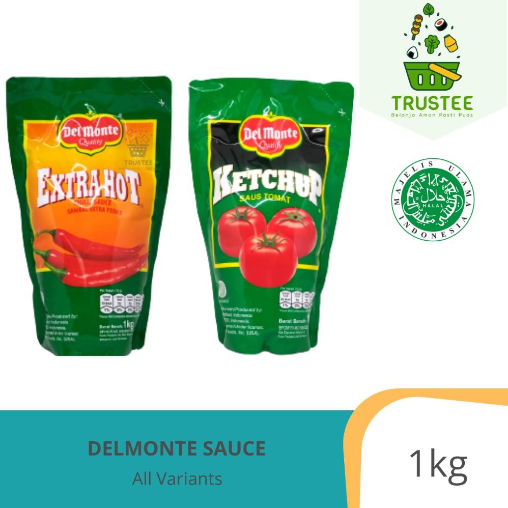 

Li34 Tu-67 Qig-1722 Delmonte Saus Tomat Ketchup / Saos Sambal Extra Hot ChilliSauce1Kg Premium Termurah