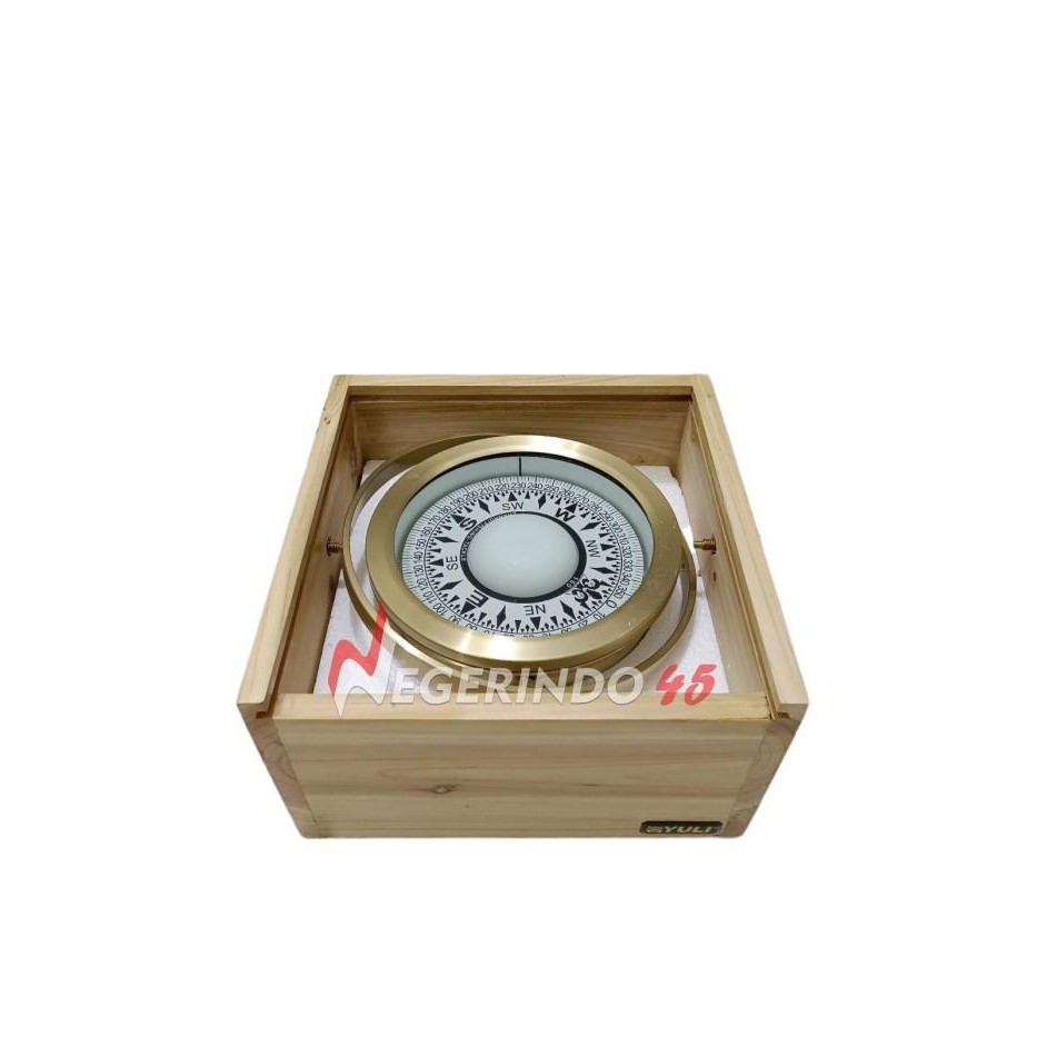 Kompas Kuningan Yuli / Compass Kuningan Kapal / Kompas Kapal Nelayan Original Dan Terpercaya