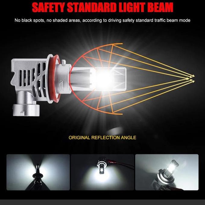 Sale Lampu Led M3 Luxeon Zes Chip H1 H3 H4 H7 H11 Hb3 Hb4 Ultra Bright 60W