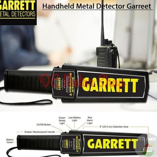 ___] DISKON Handheld Metal Detector Metal Alat Deteksi Logam Emas Garrett