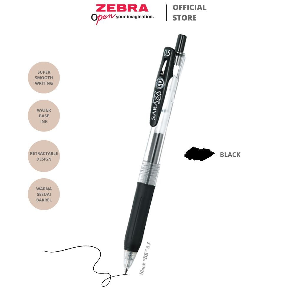 

Ze Alat Tulis Pulpen Gel Sarasa 0.5mm Hitam 1 Pcs + Rill Sarasa 0.5mm 1pcs - Gratis 1 Pcs Pulpen Piccolo Hitam