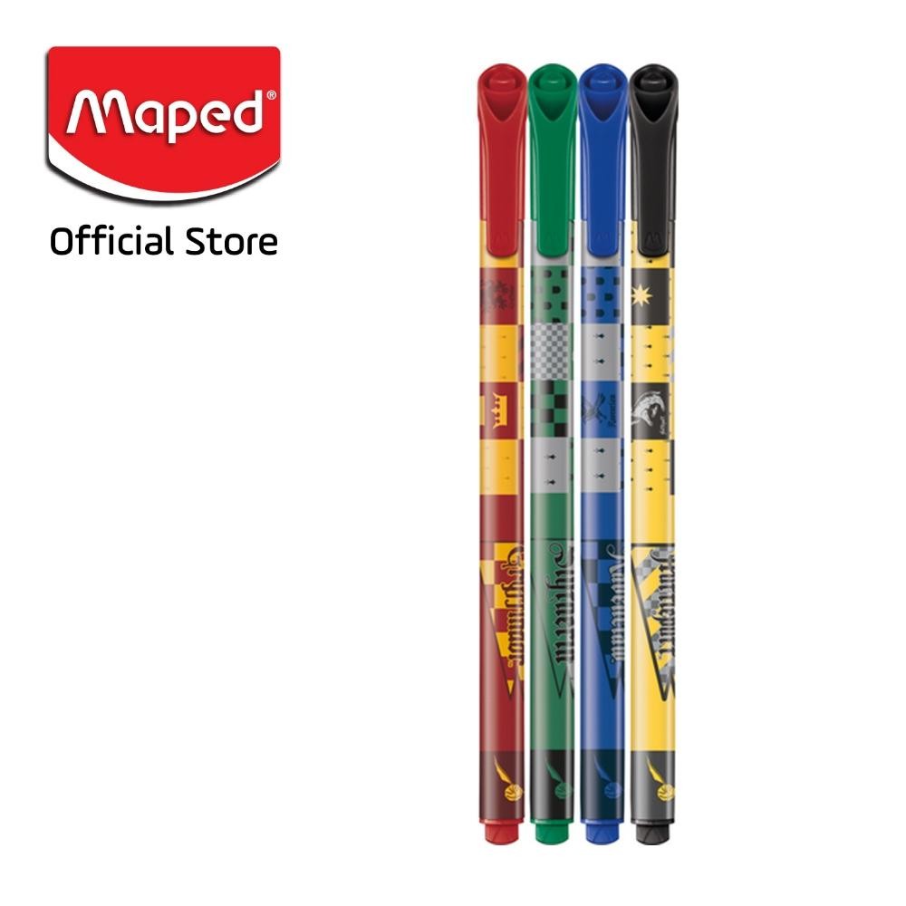 

Maped Medium Felt Tip Spidol Warna isi 4 warna Harry Potter - Blister