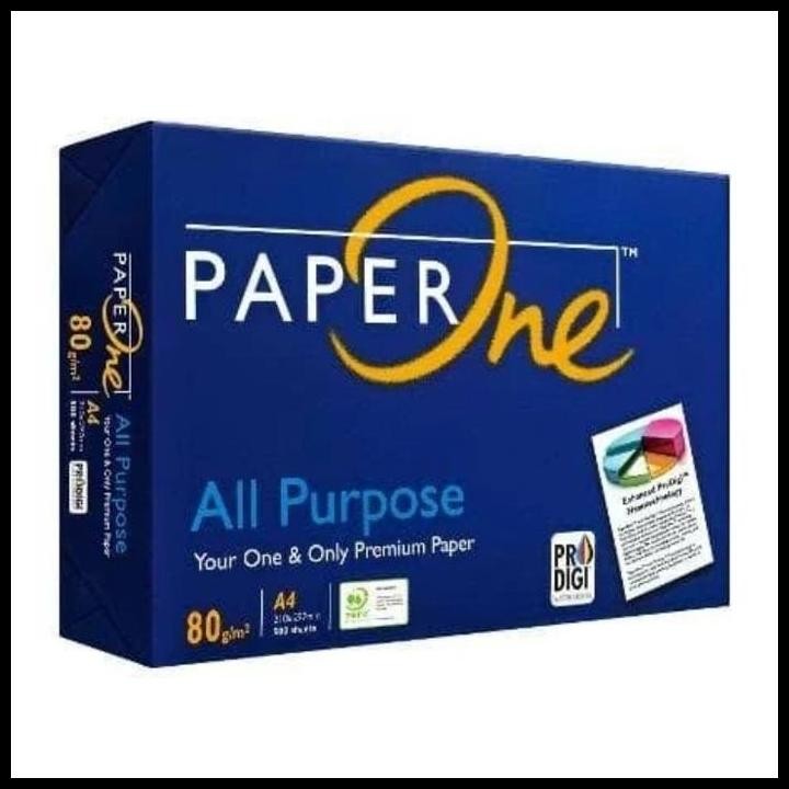 

Terlaris Kertas Hvs A4 80Gram Paperone /Kertas Photocopy Dan Print Good Quality