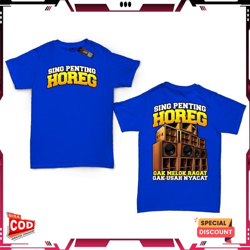 [Termurah] Sale Kaos Anak Sing Penting Horeg Kaos Audio Sound System Katun Cotton Combed 30S Fashion