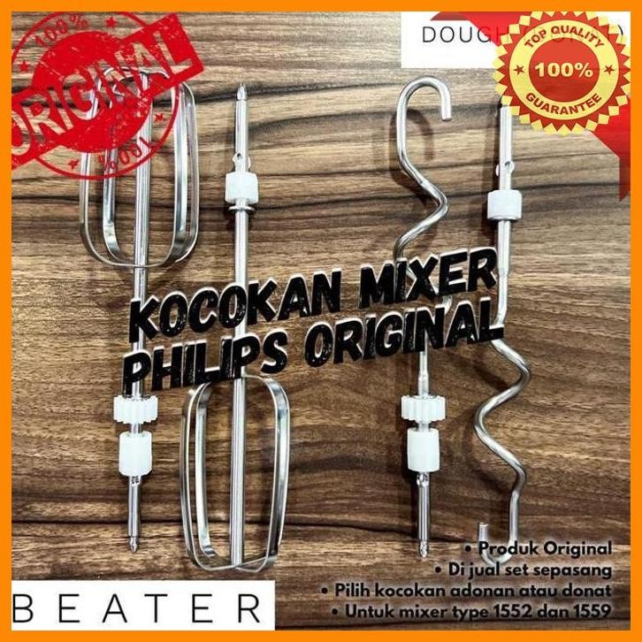 [dut] kocokan mixer stick spiral mixer philips 1552 1559 original philips kocokan stik ulir philips