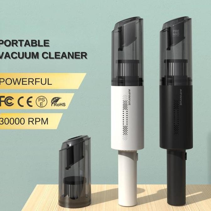 NEW PREMIO Mini Vacuum Cleaner Penyedot Debu Mobil Rumah Portable Wireless
