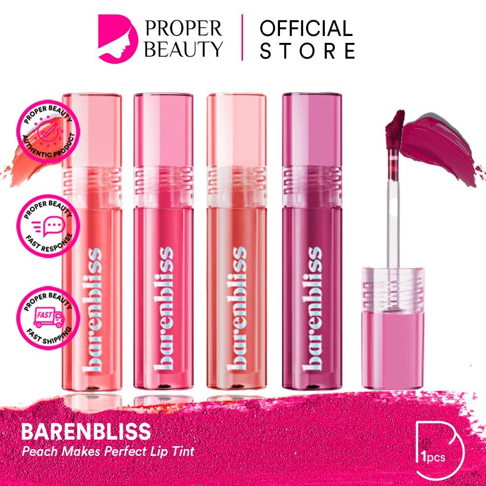 BARENBLISS Peach Makes Perfect Lip Tint Korea / Stain Up To 24H 3ml / Moisturizing / Sweety Peach / 