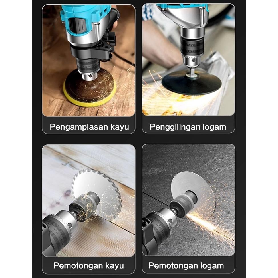 ZHIPU Bor listrik plug-in bor dampak bor listrik rumah tangga bor listrik bor  pengeboran multifungs