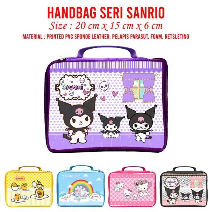 

+++++] Handbag Karakter Seri Sanrio Tas Jinjing Souvenir Ulang Tahun Acara Gift