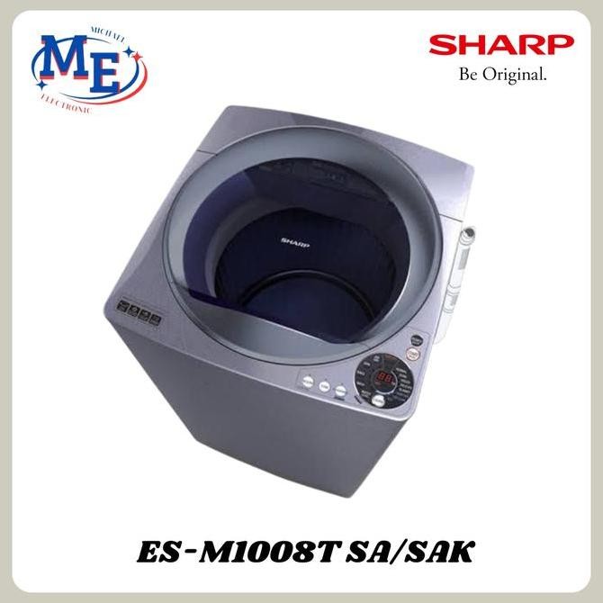 Sharp mesin cuci 10kg top loading ES-M1008T SA/SAK