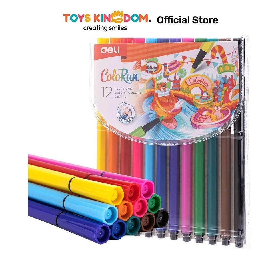 

Toys Kingdom Deli Set 12 Pcs Spidol Felt Ec15712 Alat Tulis Warna Warni Spidol Warna Spidol Mewarnai Perlengkapan Gambar Mewarnai Perlengkapan Tulis Anak-Anak