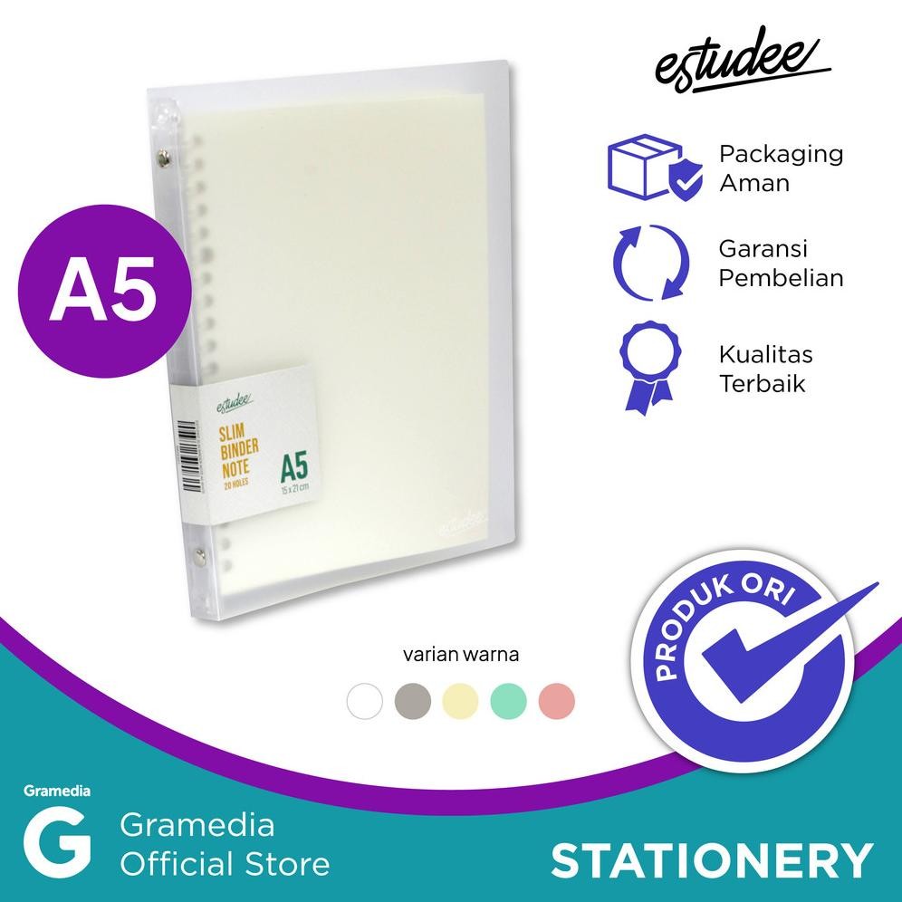 

Estudee Slim Binder Note A5 White