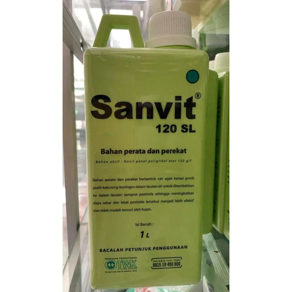 Sanvit 120SL 1 Liter Perekat Dan Perata Emulsi Untuk Pestisida