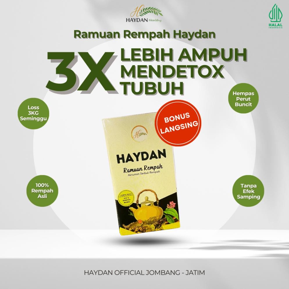 

Paling dicari Minuman Teh Detox | Teh Celup Rempah | JSR | Imunitas | Ramuan Rempah Haydan