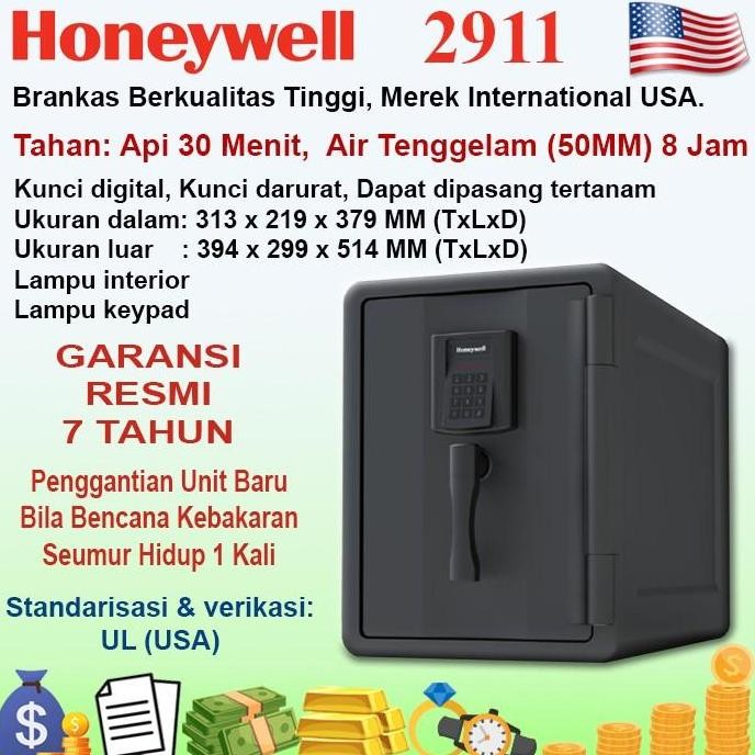 Spesial Brankas Honeywell 2911 Brankas Tahan Api Dan Air Garansi Resmi