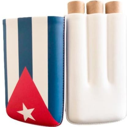 Miliki Humidor Case 3 Slots Flag