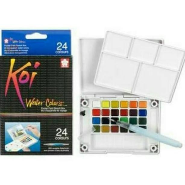 

ready !!! sakura Koi watercolor pocket 24 clr