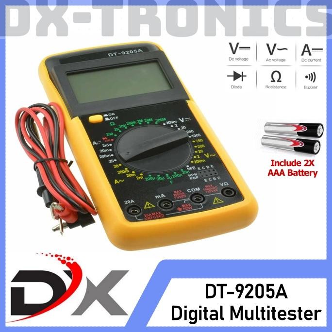 NEW DT-9205A Multimeter DT9205A / Multitester / Avometer DT 9205A Avo