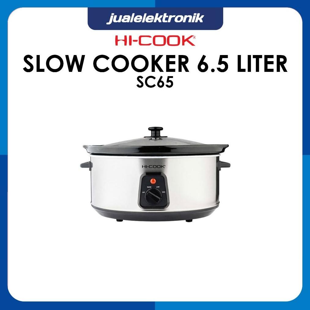 NEW Hi-Cook HICOOK SC65 / SC-65 / SC 65 Slow Cooker 6.5 Liter