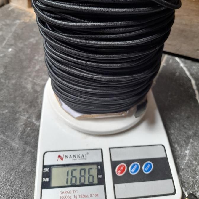 1 roll shock cord - elastic cord - tali karet elastis