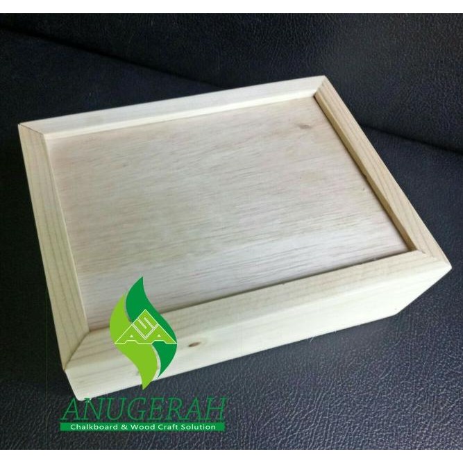 

ready Sliding Wooden Box Kotak Kayu Rustic Gift Box Serbaguna Packaging