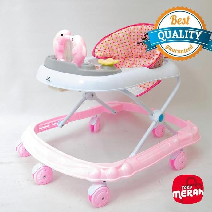 TERMURAH - Baby Walker Apolo Spacebaby Roda Dorongan Bayi Belajar Jalan AnakLucu