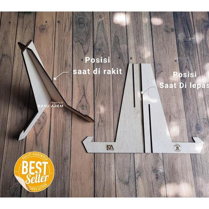 

ready !!! Standing Bingkai Foto Kayu / Wooden Easel Holder Stand Frame Portable