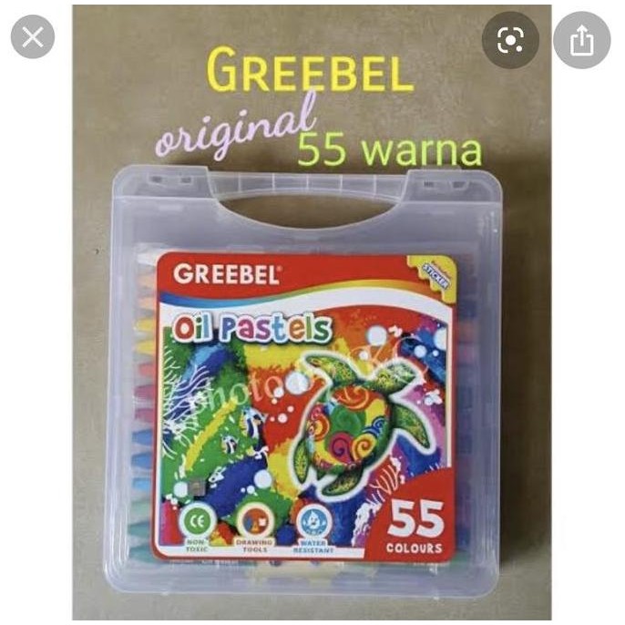 

ready !!! Crayon greebel 55 warna oil pastel