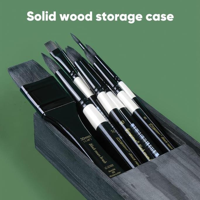 

ready !!! GIORGIONE 10Pcs Kuas Lukis Watercolor Mix Brush Set Painting Nylon