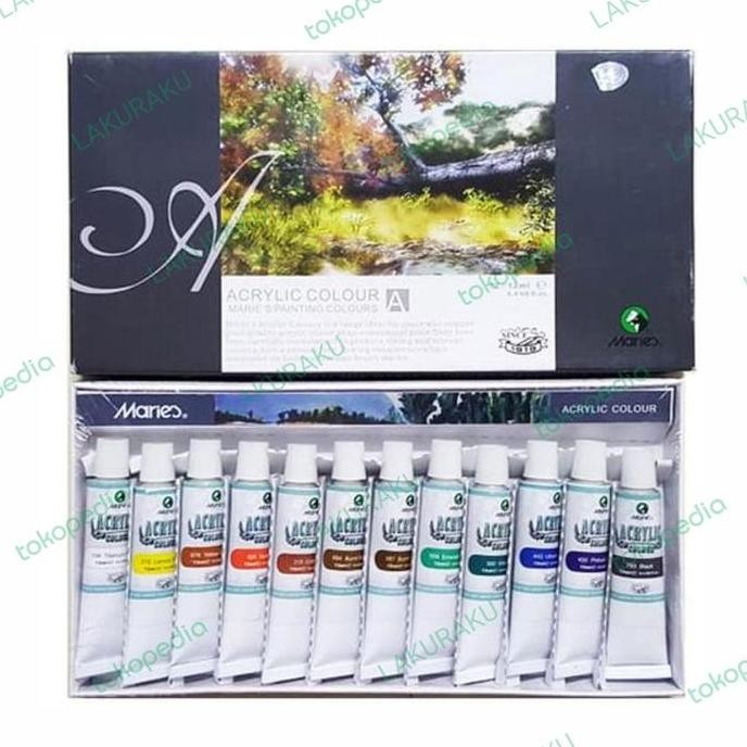 

ready !!! MARIES CAT AKRILIK SET 12 WARNA 12ML / ACRYLIC COLOUR / COLOR 812B