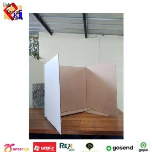 

ready kotak bilik suara kardus karton UK. 50X60X50cm box baru