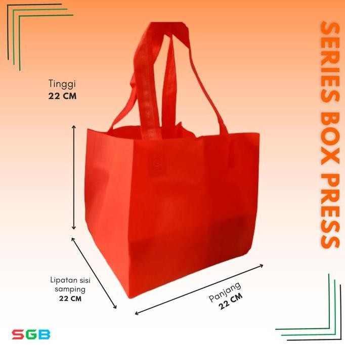 

TAS SPUNBOND MEMBENTUK BOX 20X20 & 22X22 (TLSBOX) HARGA PERLUSIN 12PC