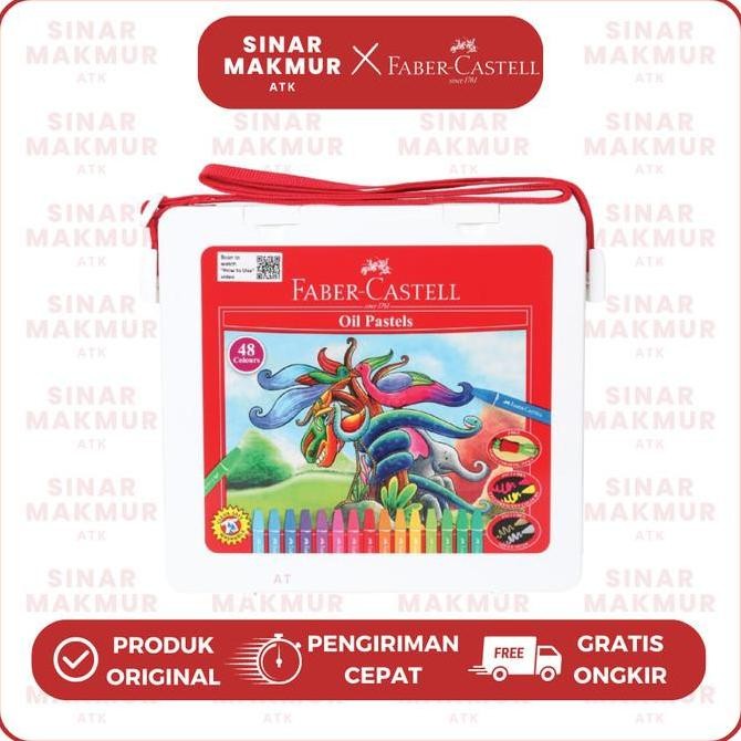 

ready !!! Hexagonal Crayon/Oil Pastel 48 Warna Faber Castell (Set)