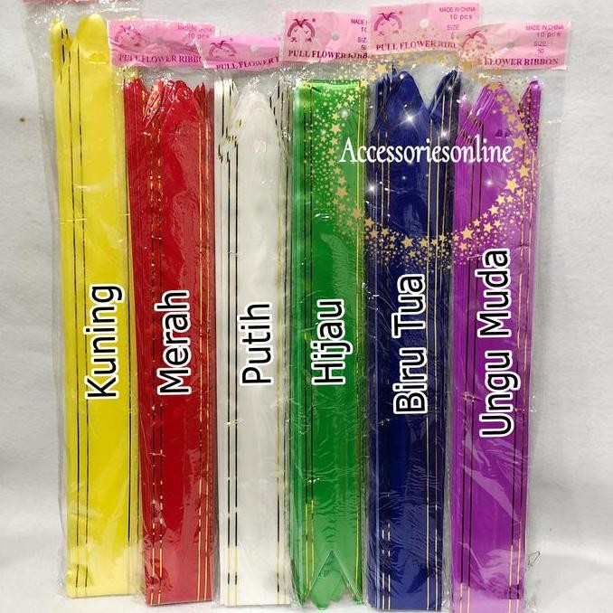 

ready Pita Tarik (PITA JADI) Pita Souvenir / Pita Serut Uk. 50mm