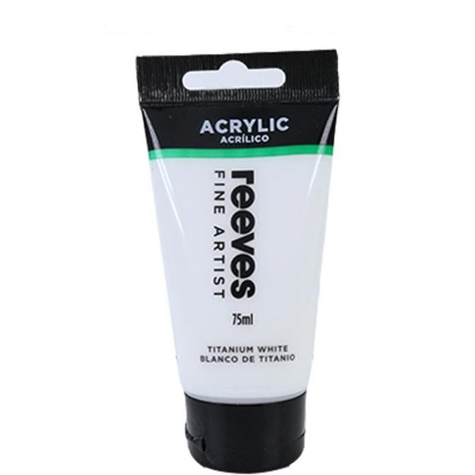 

ready !!! CAT ACRYLIC REEVES 0008250 75ML TITANIUM WHITE