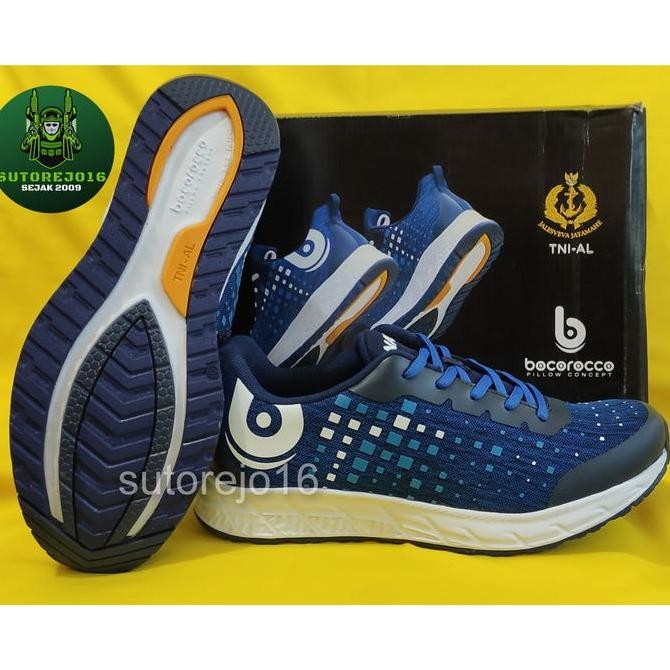 Promo Sepatu Olahraga Alri Navy Sport Shoes Merk Bocorocco Jatah Terbaru