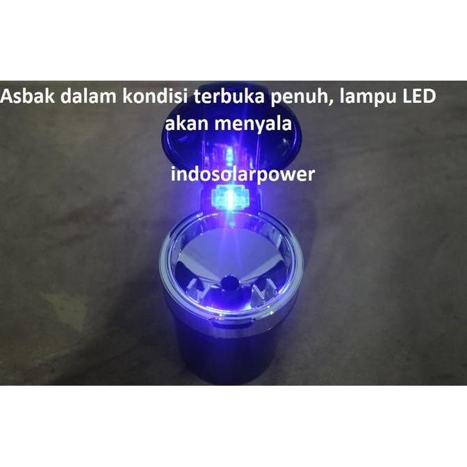 Asbak rokok led PREMIUM logo merk mobil Aksesoris Variasi lampu murah